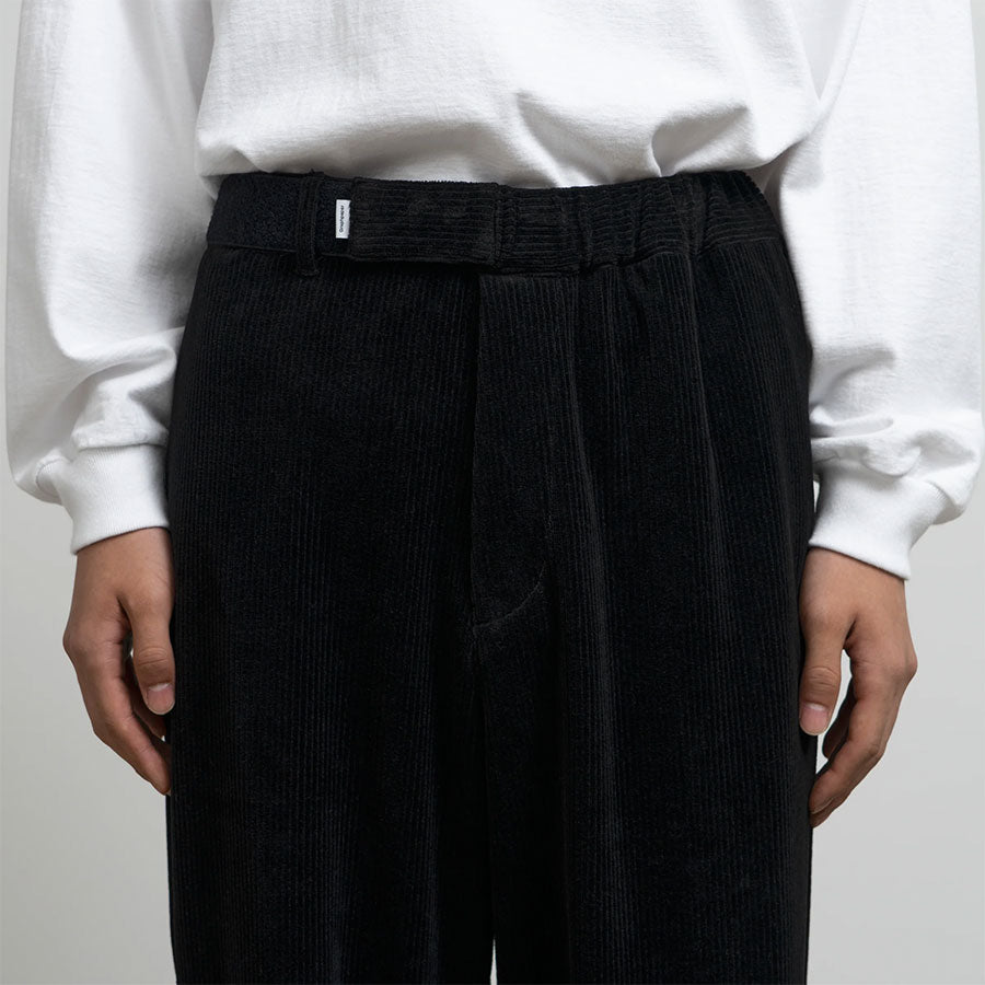 【Graphpaper/グラフペーパー】<br>Soft Knit Corduroy Wide Tapered Chef Pants <br>GM253-40212B