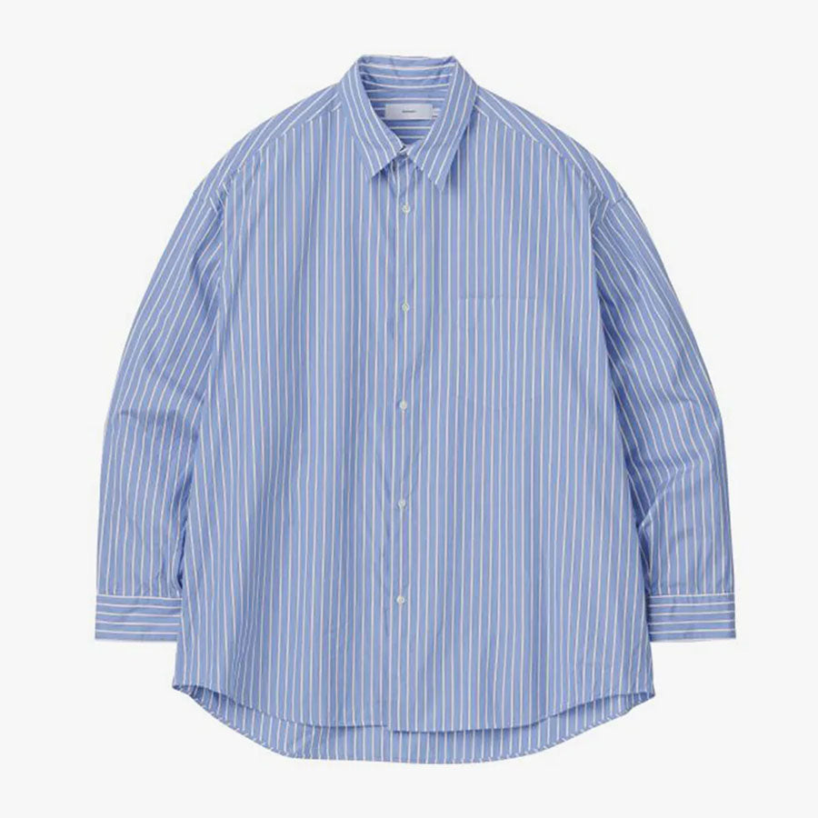【Graphpaper/グラフペーパー】<br>SOKTAS High Count Broad L/S Oversized Regular Collar Shirt <br>GM234-50102