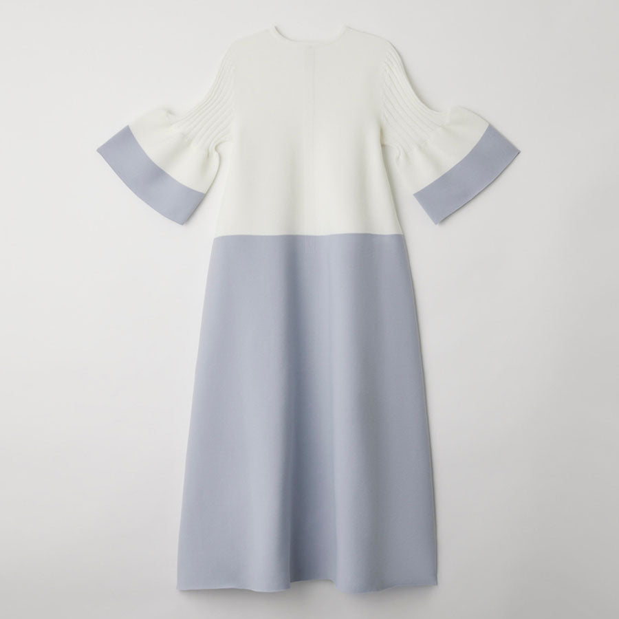 【CFCL/シーエフシーエル】<br>POTTERY SHORT BELL SLEEVE FLARE DRESS <br>CF006KH007
