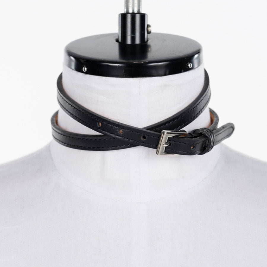 【FETICO/フェティコ】 <br>Leather skinny choker <br>FTC254-2006