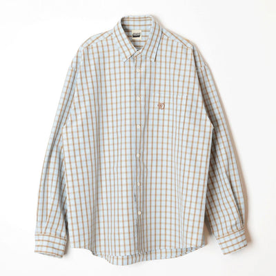 【HOLIDAY/ホリデイ】<br>WASHED CHECK BIG SHIRT <br>25102004