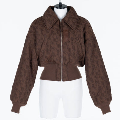 【FETICO/フェティコ】 <br>Floral jacquard bomber jacket <br>FTC254-0202