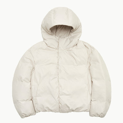 【AMOMENTO/アモーメント】<br>HOODED DOWN PUFFER <br>AM24FWM09JP