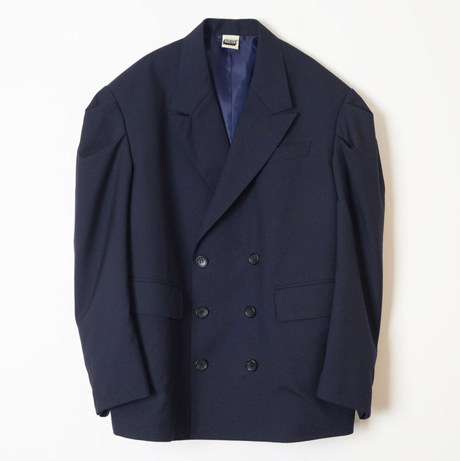 【HOLIDAY/ホリデイ】<br>WOOL PUFF DOUBLE BREASTED JACKET <br>24102000