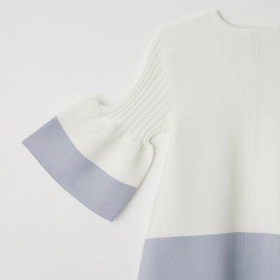 【CFCL/シーエフシーエル】<br>POTTERY SHORT BELL SLEEVE FLARE DRESS <br>CF006KH007