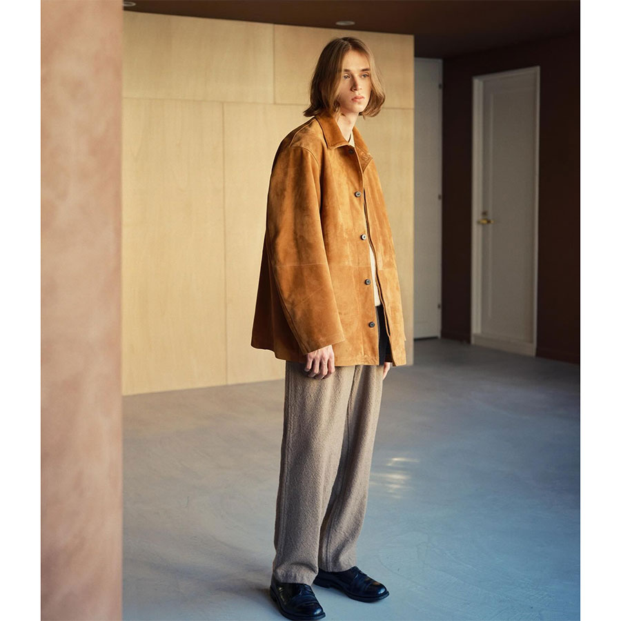 【HERILL/ヘリル】<br>Goatsuede Jacket <br>25-011-HL-8120-30
