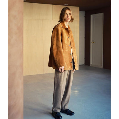 【HERILL/ヘリル】<br>Goatsuede Jacket <br>25-011-HL-8120-30