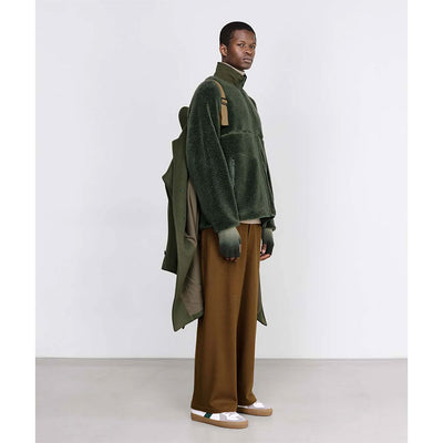 【Graphpaper/グラフペーパー】<br>Wool Boa Zip-Up Blouson <br>GU253-30474