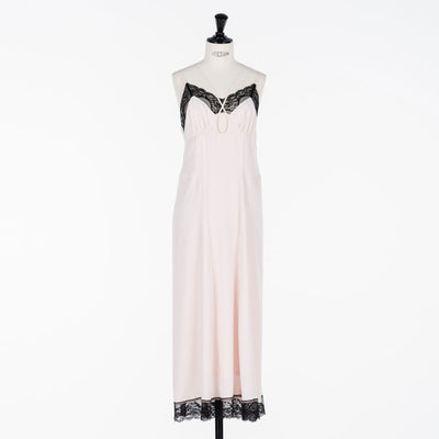 【FETICO/フェティコ】 <br>Crepe slip dress <br> FTC254-0806B
