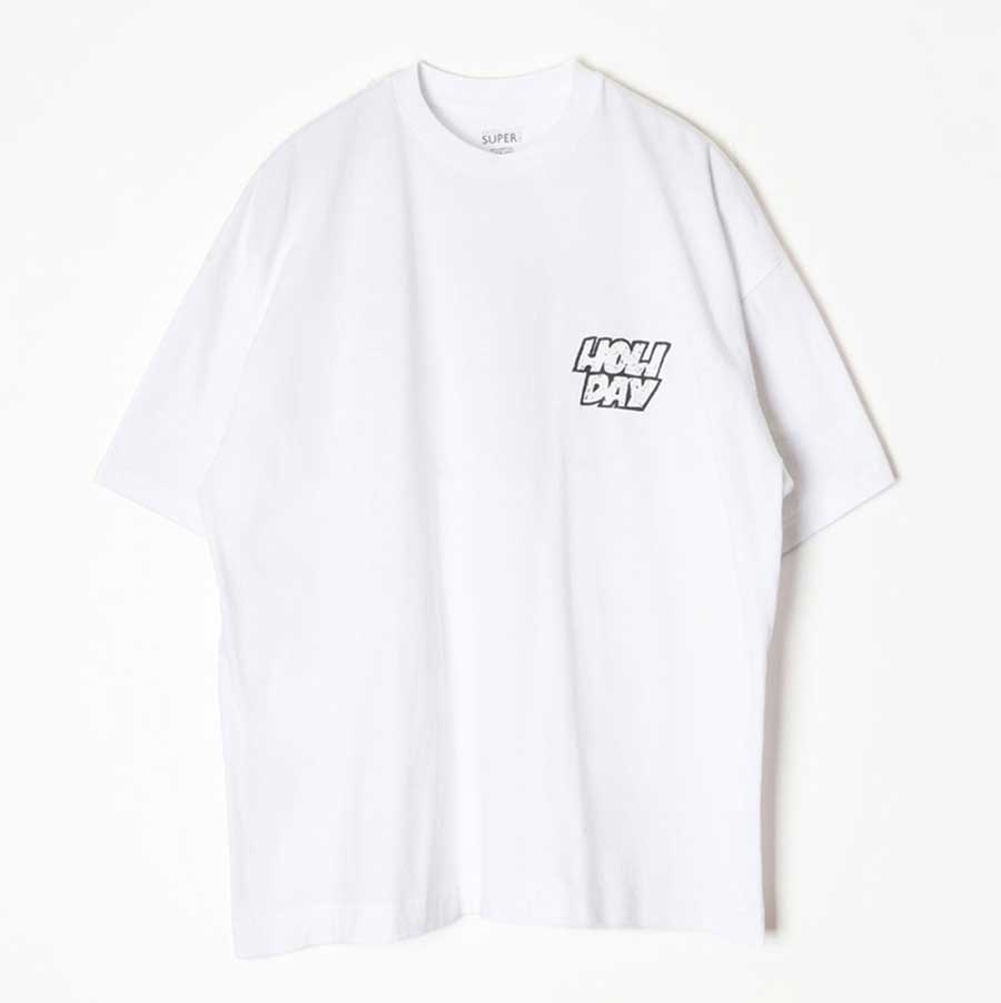 HOLIDAY/ホリデイ】SUPER FINE S/S T-SHIRT (TWO STEPS) 25101125の  