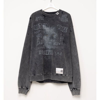 【Maison MIHARA YASUHIRO】<br>BLEACHED PULLOVER <br>A13PO552