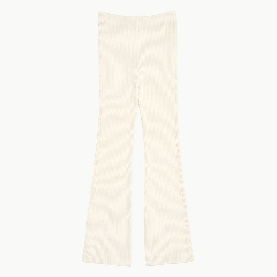 【AMOMENTO/アモーメント】<br>RIBBED PANTS <br>AM24FWW07PT