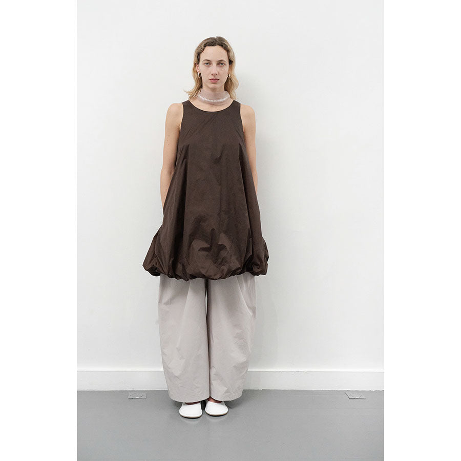 AMOMENTO/アモーメント】NYLON VOLUME MINI DRESS AM25SSW04DRの通販  