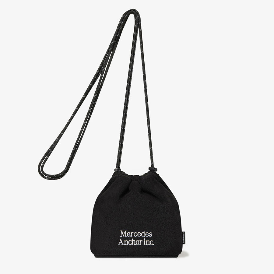 【ANCHOR INC./アンカーインク】<br>FLEECE DRAWSTRING BAG <br>ANCFW25AC08