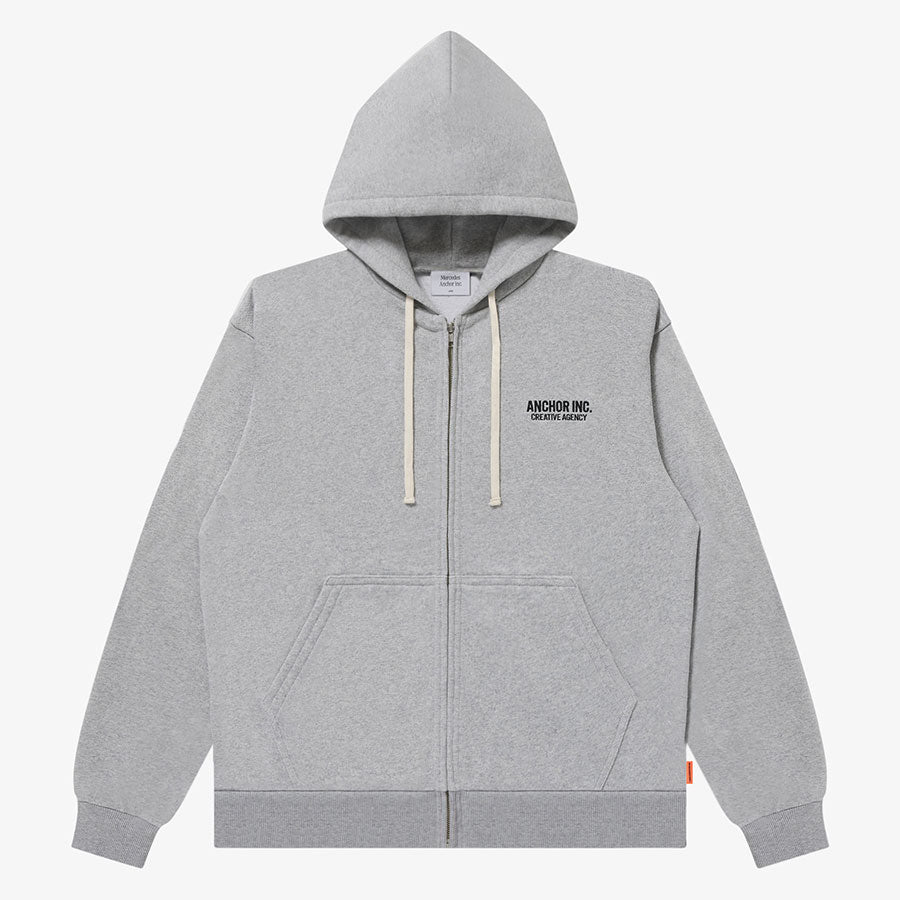 【ANCHOR INC./アンカーインク】<br>COMPANY PROFILE ZIPUP HOODIE <br>ANCFW25CS06