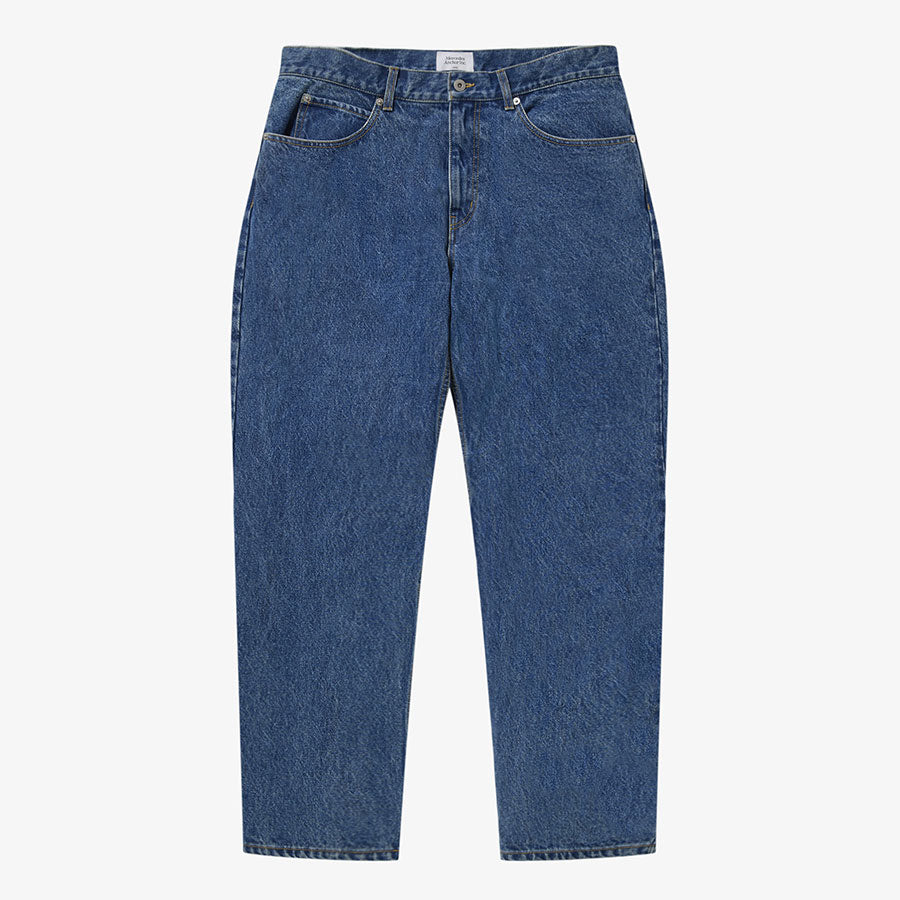【ANCHOR INC./アンカーインク】<br>BOLD LOGO WASHED BAGGY JEANS <br>ANCFW25PA03