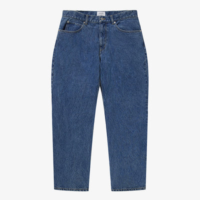 【ANCHOR INC./アンカーインク】<br>BOLD LOGO WASHED BAGGY JEANS <br>ANCFW25PA03