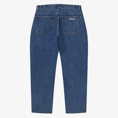 【ANCHOR INC./アンカーインク】<br>BOLD LOGO WASHED BAGGY JEANS <br>ANCFW25PA03