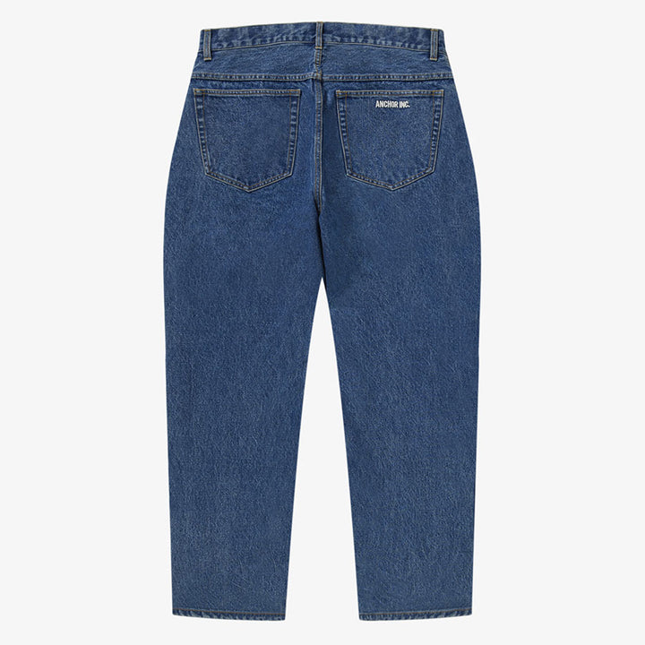 ANCHOR INC./アンカーインク】BOLD LOGO WASHED BAGGY JEANS