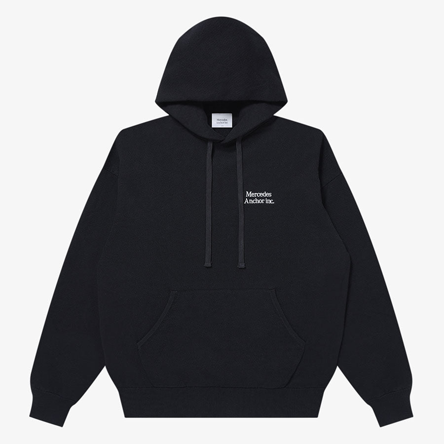 ANCHOR INC./アンカーインク】CASHMERE BLENDED COTTON KNIT HOODIE