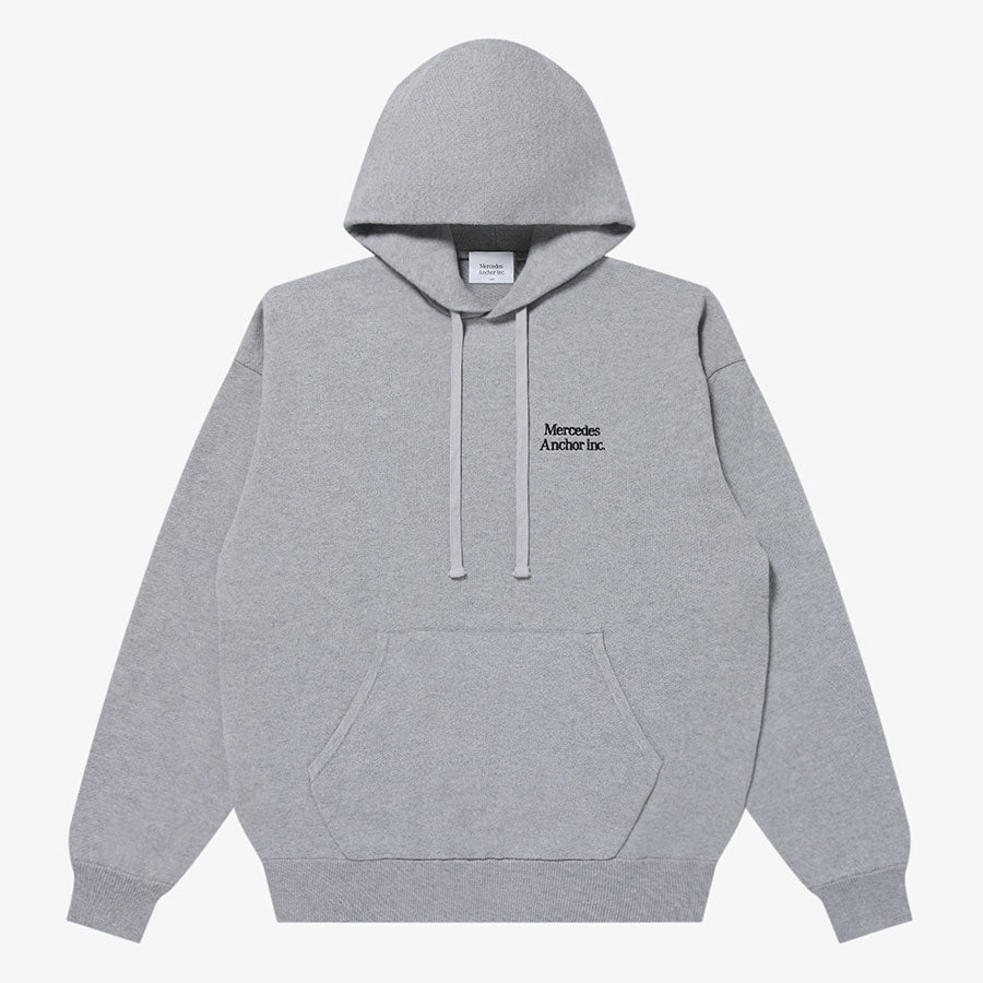 ANCHOR INC./アンカーインク】CASHMERE BLENDED COTTON KNIT HOODIE