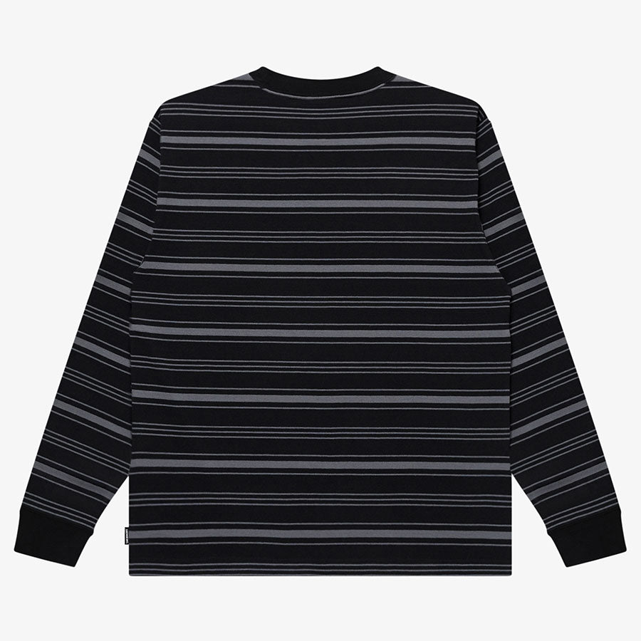 MULTI STRIPED L/S TEE BLACK XLサイズ ANCHOR INC./アンカーインク】MULTI STRIPED L/S TEE ANCSS26LT02の