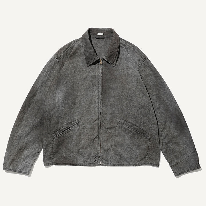 A.PRESSE/アプレッセ】Vintage Black Chambray Sports Jacket