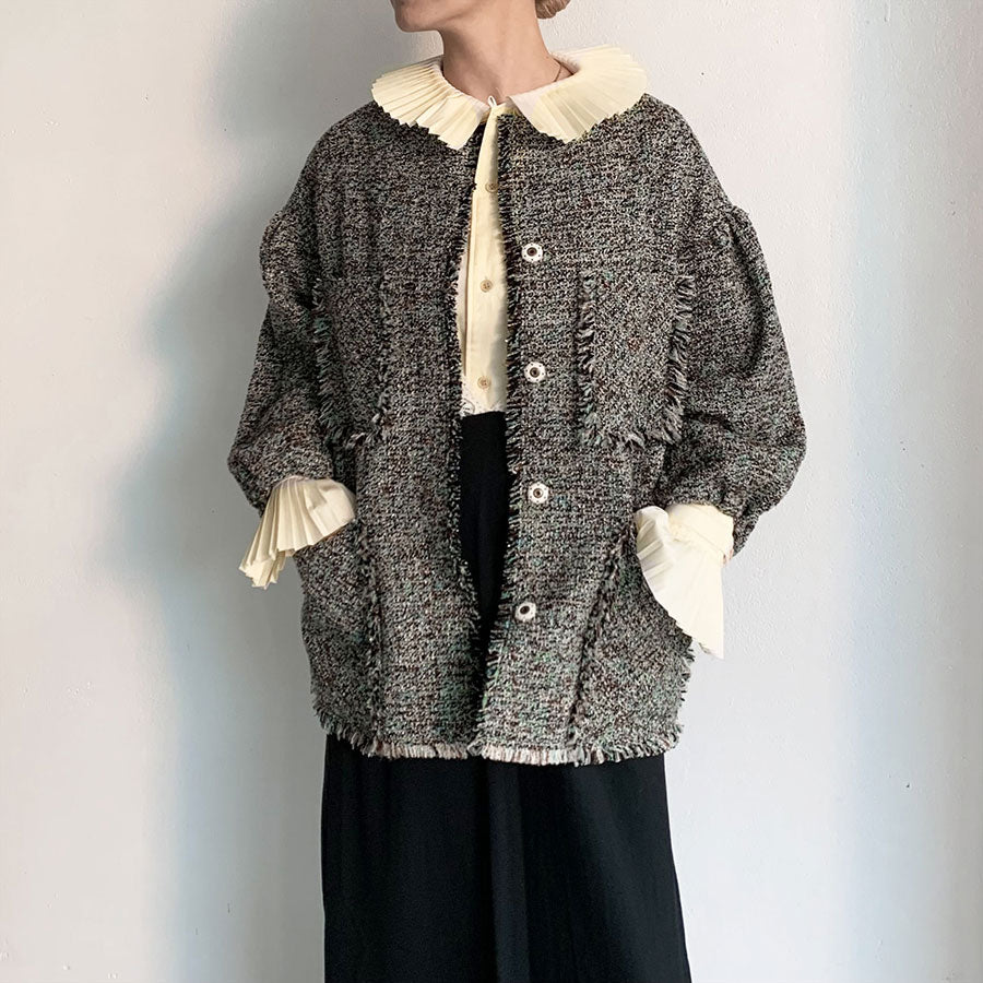 GREED KASURI Tweed Jacket グリード ツイードジャケット-