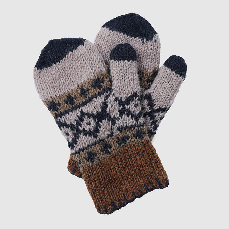 【SEDAN ALL-PURPOSE/セダンオールパーパス】<br>Hand Knit Mitten <br>SD25F-AC04