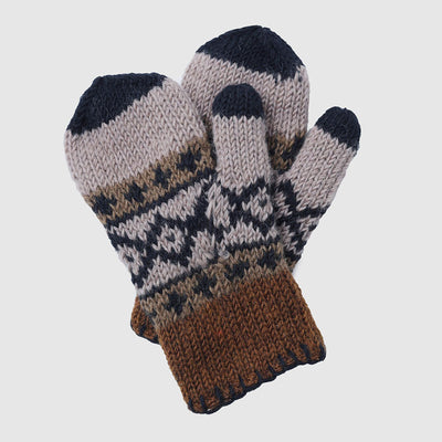 【SEDAN ALL-PURPOSE/セダンオールパーパス】<br>Hand Knit Mitten <br>SD25F-AC04
