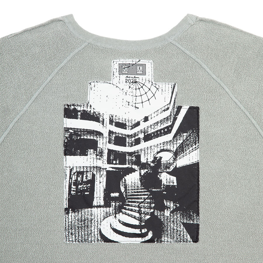 【C.E/シーイー】<br>HALF PANEL RIB CREW NECK <br>CES28CS06