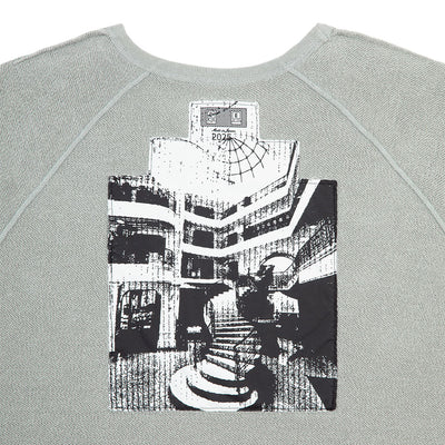 【C.E/シーイー】<br>HALF PANEL RIB CREW NECK <br>CES28CS06