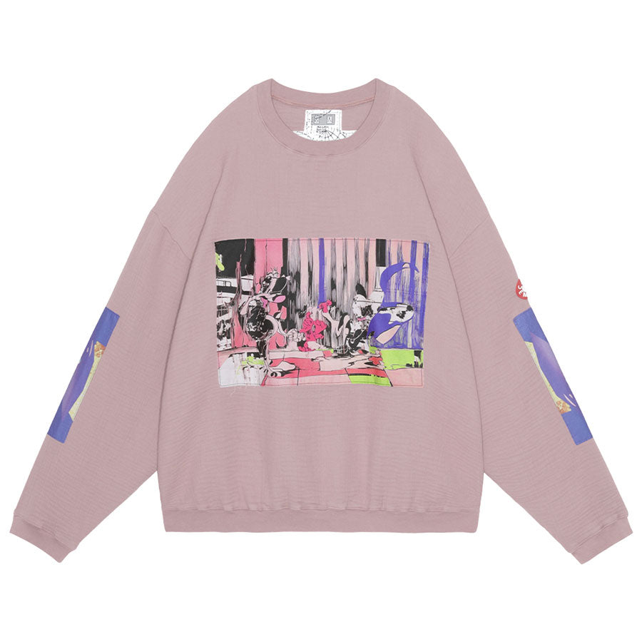 【C.E/シーイー】<br>CRV GAUZE CREW NECK <br>CES28CS22