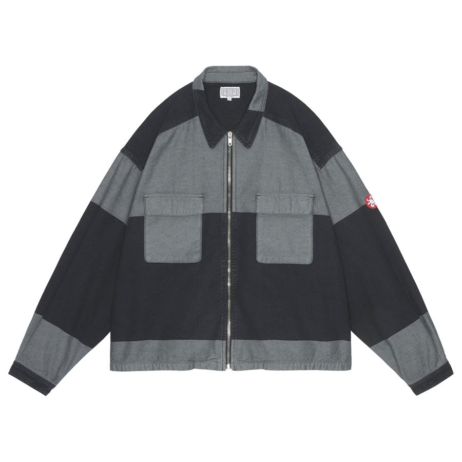 【C.E/シーイー】<br>OVERDYE STRIPE SHORT SHIRT JACKET <br>CES28JK21