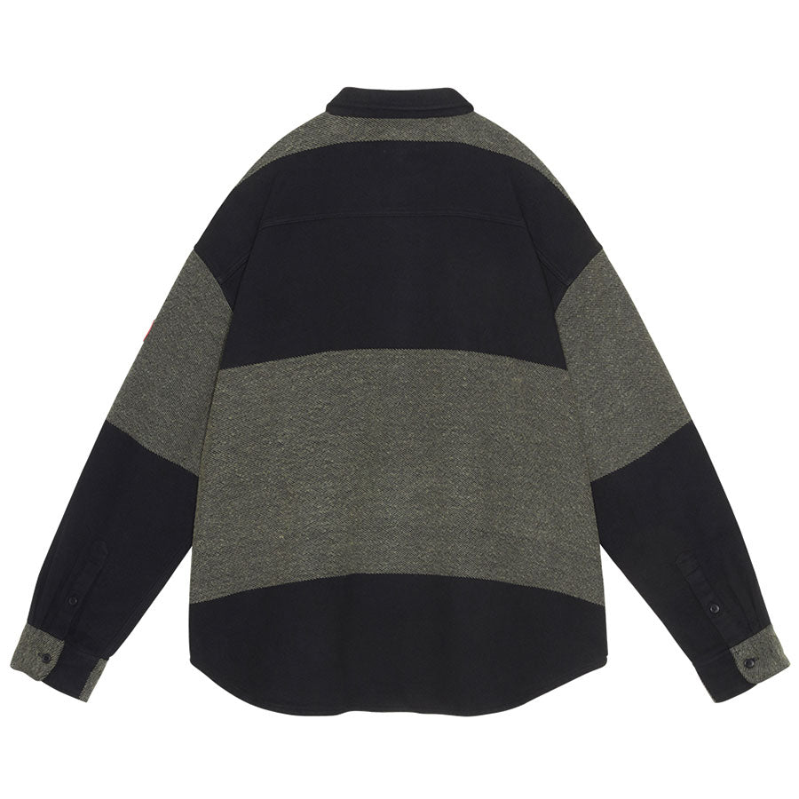 【C.E/シーイー】<br>STRIPE FLANNEL BIG SHIRT <br>CES28SH01