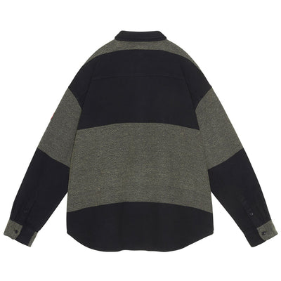 【C.E/シーイー】<br>STRIPE FLANNEL BIG SHIRT <br>CES28SH01