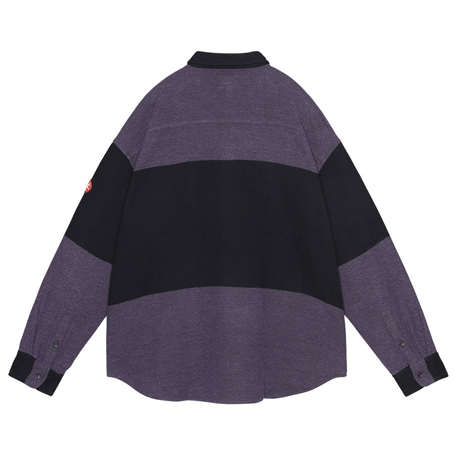 【C.E/シーイー】<br>STRIPE FLANNEL BIG SHIRT <br>CES28SH01