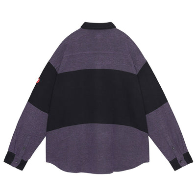 【C.E/シーイー】<br>STRIPE FLANNEL BIG SHIRT <br>CES28SH01
