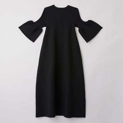 【CFCL/シーエフシーエル】<br>POTTERY SHORT BELL SLEEVE FLARE DRESS <br>CF007KH089