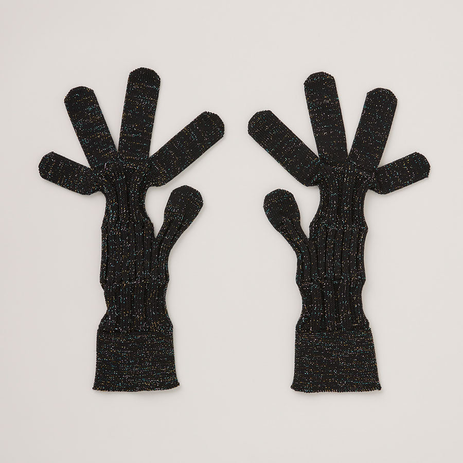 【CFCL/シーエフシーエル】<br>FLUTED GLITTER GLOVES <br>CF008AI078