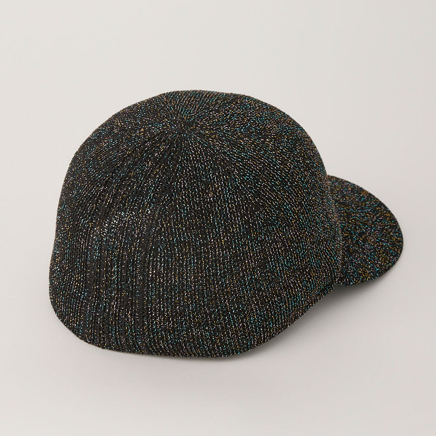 【CFCL/シーエフシーエル】<br>MESH KNIT GLITTER BASEBALL CAP <br>CF008AI201