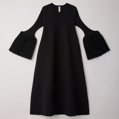 【CFCL/シーエフシーエル】<br>POTTERY REEF LUXE LONG BELL SLEEVE FLARE DRESS <br>CF008KH169