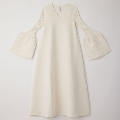 【CFCL/シーエフシーエル】<br>POTTERY REEF LUXE LONG BELL SLEEVE FLARE DRESS <br>CF008KH169