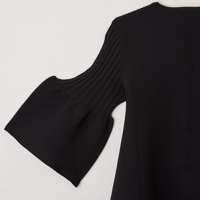 【CFCL/シーエフシーエル】<br>POTTERY SHORT BELL SLEEVE FLARE TOP <br>CF008KN117