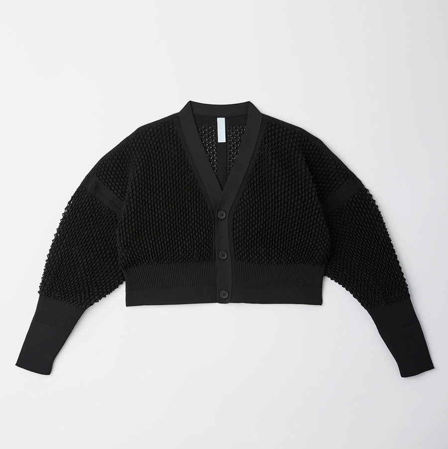 【CFCL/シーエフシーエル】<br>LATTICE CROPPED CARDIGAN <br>CF009KE002