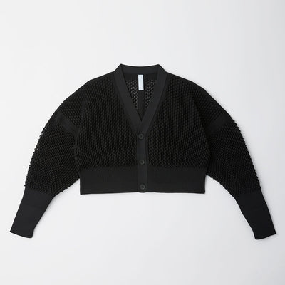 【CFCL/シーエフシーエル】<br>LATTICE CROPPED CARDIGAN <br>CF009KE002