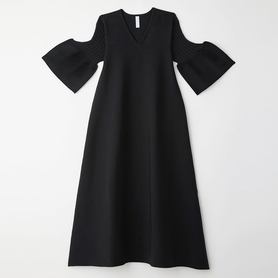 【CFCL/シーエフシーエル】<br>POTTERY SHORT BELL SLEEVE FLARE DRESS <br>CF009KH063