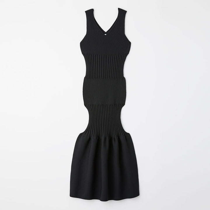 CFCL/シーエフシーエル】FLUTED V-NECK SLEEVELESS MERMAID