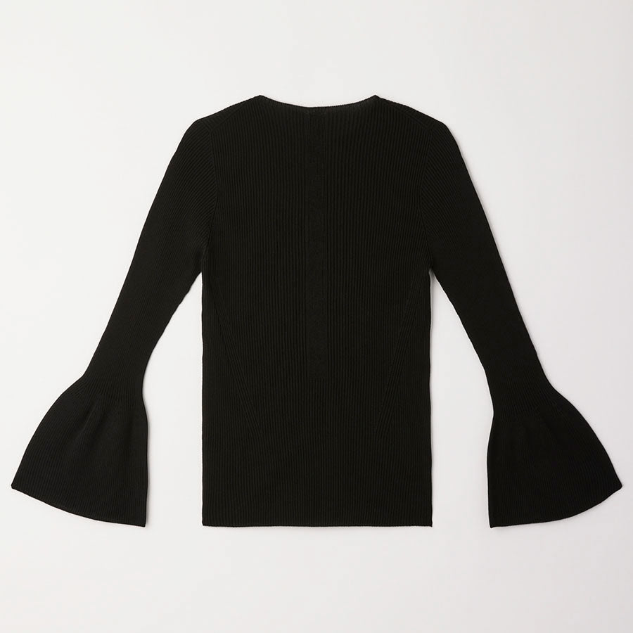 【CFCL/シーエフシーエル】<br>SOFT PORTRAIT LONG BELL SLEEVE TOP <br>CF009KN067