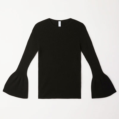 【CFCL/シーエフシーエル】<br>SOFT PORTRAIT LONG BELL SLEEVE TOP <br>CF009KN067